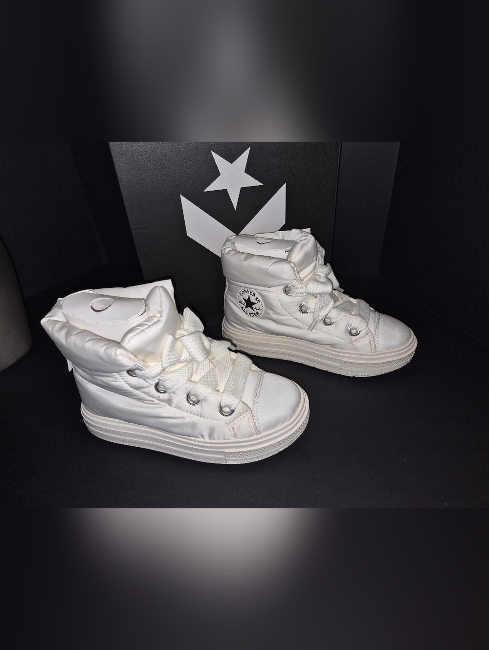 🖤NIB CONVERSE CTAS Elements Boot Mid Egret/Black Unisex Womens 7.5 Mens 6